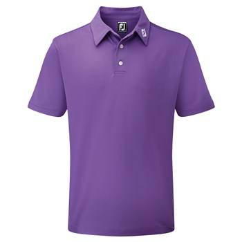 Stretch Pique Solid Polo Purple