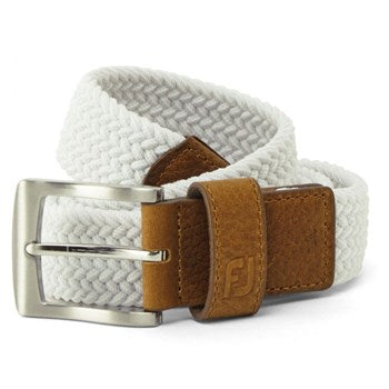 Braided Belt White