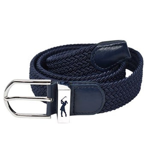 Ladies Stretch Webbing Golf Belt Navy