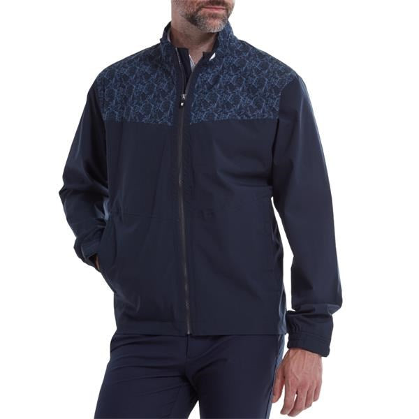 HydroLite Rain Jacket Navy/Marble Print