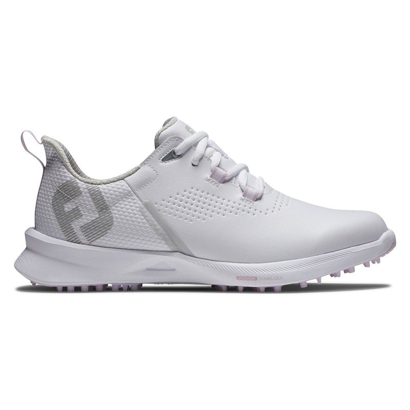 Ladies Fuel Golf Shoes White/White/Pink