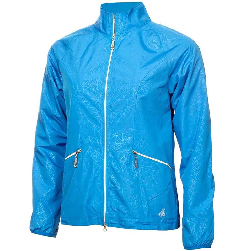 Ladies Keeva Jacquard Windbreaker Cobalt