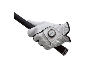 Mens All Weather Ball Marker Glove Right Hand White