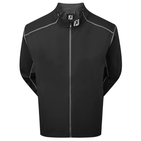 Fullzip Windshirt Black White/Charcoal