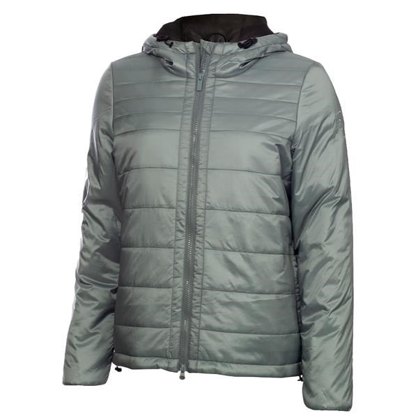 Rio Padded Hooded Ladies Jacket Sage