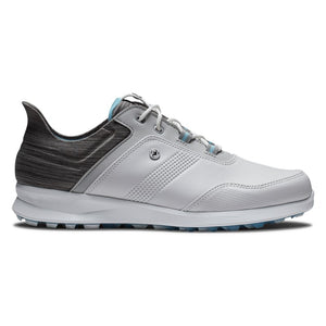 Stratos Ladies Golf Shoe White /Grey/Ice Blue