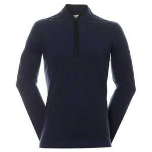 Dri-FIT Victory Mens 1/2-Zip Golf Sweater Navy/Black/White