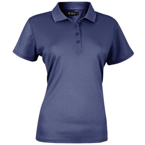 Ladies Plain Polo Shirt Navy