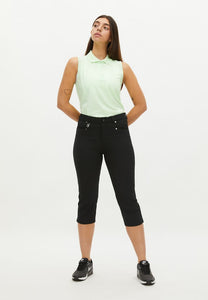 Chie Ladies Capri Black